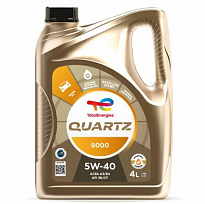 TOTAL Quarts 166475 (196145)  9000 5w40 4л масло моторное синтетическое